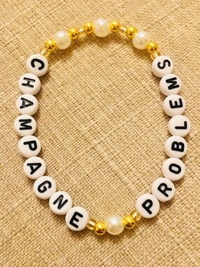 Handmade Champagne Problems (Evermore) Friendship Bracelet for Adults and Kids
